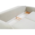 Rozkládací pohovka Soft 232 cm Castel 04 světle béžová