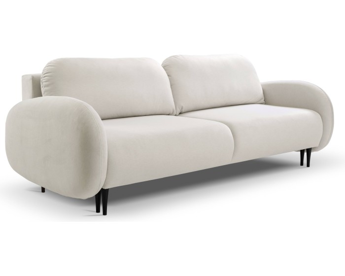 Rozkládací pohovka Soft 232 cm Castel 04 světle béžová