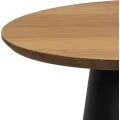 Odkládací stolek Soli 45 cm černý/dub přírodní