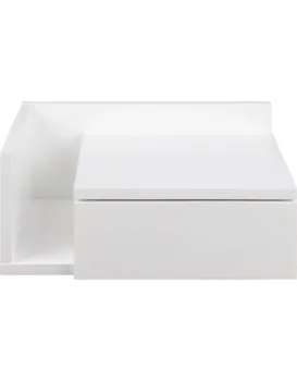 Závěsný noční stolek Alesa bílý