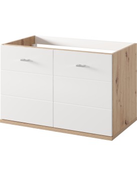 Závěsná skříňka pod umyvadlo Sting 38 80 cm dub Artisan/bílá