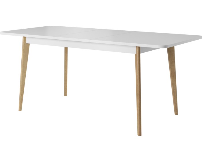 Rozkládací jídelní stůl Primo 140/180 cm dub Riviéra/bílý