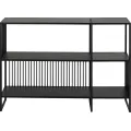 Knihovna Strington 120 cm mramorově černá