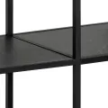 Knihovna Strington 120 cm mramorově černá