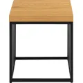 Odkládací stolek Strington 40 cm dub divoký/černý