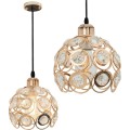 Stropní svítidlo TooLight Loft Crystal I zlatá
