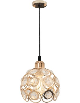 Stropní svítidlo TooLight Loft Crystal I zlatá