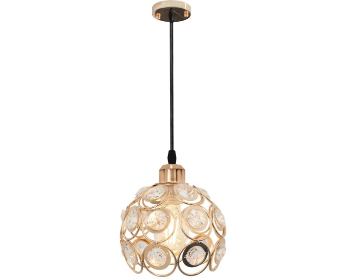 Stropní svítidlo TooLight Loft Crystal I zlatá