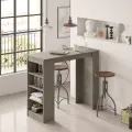Barový stůl Houseland Masasi retro šedá/beton