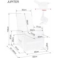 Masážní křeslo JUPITER M Brego světle béžové