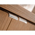 Závěsná skříňka pod umyvadlo Nova Oak s deskou 100 cm bílá/dub evoke