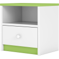 Dětský noční stolek Babydreams 40 cm zelený
