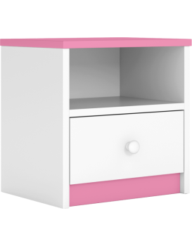 Dětský noční stolek Babydreams 40 cm růžový
