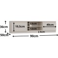 TV stolek MALWA 140 cm kašmír
