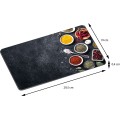 Skleněné krájecí prkénko SPICES 29,5x19 cm černé