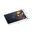 Skleněné krájecí prkénko SPICES 38x28,5 cm černé