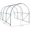 Fóliovník Flynn se 6 segmenty 350x200 cm zelený