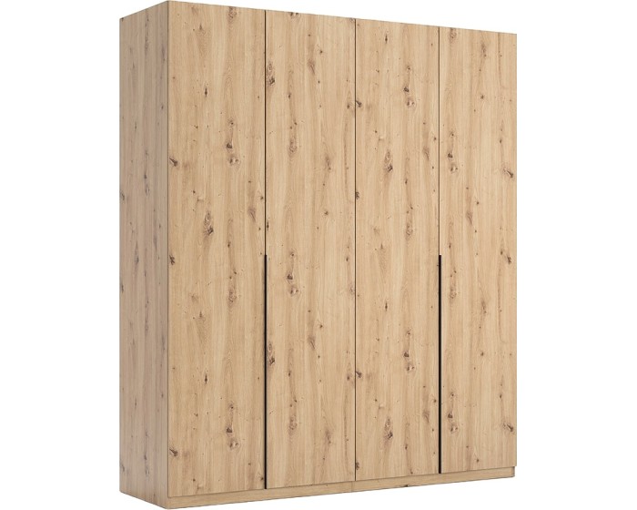 Šatní skříň Teddy bez zrcadel 180 cm dub Artisan