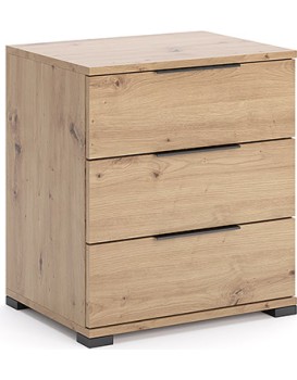 Noční stolek Teddy 3 zásuvky dub Artisan