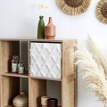 Úložný textilní box BOHO CUBE 30x30 cm bílý