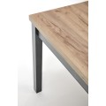 Jídelní rozkládací stůl TIAGO SQUARE 90/125 cm dub craft zlatý/černý