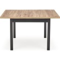 Jídelní rozkládací stůl TIAGO SQUARE 90/125 cm dub craft zlatý/černý