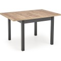 Jídelní rozkládací stůl TIAGO SQUARE 90/125 cm dub craft zlatý/černý