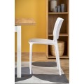 Rozkládací jídelní stůl TIAGO SQUARE 90/125 cm dub craft zlatý/bílý
