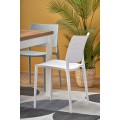 Rozkládací jídelní stůl TIAGO SQUARE 90/125 cm dub craft zlatý/bílý