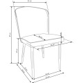Designová židle Tiera tmavě zelená