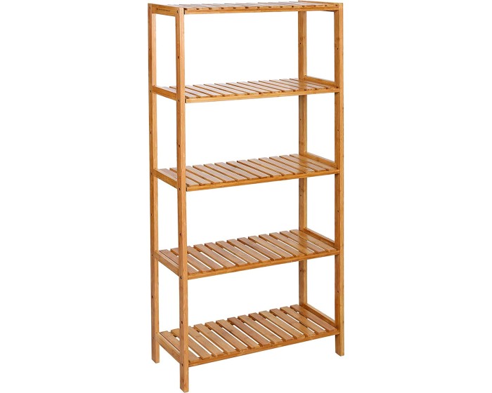 Praktický regál SKU Curtis hnědý