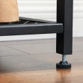 Předsíňový věšák s botníkem Filippe 100 cm světle šedý