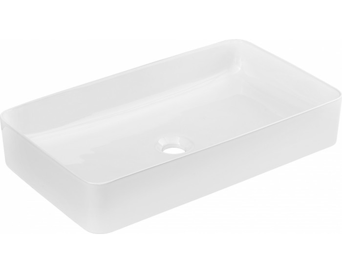Keramické umyvadlo na desku Slim 61 cm bílé