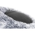 Plyšový pelíšek Fluffys S šedý