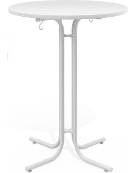 Cateringový skládací barový stůl Ofelie 70 cm bílý