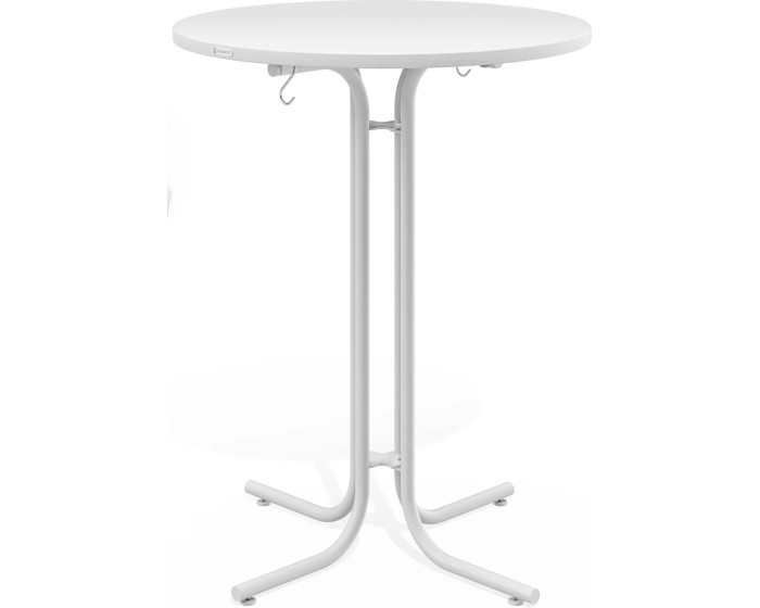 Cateringový skládací barový stůl Ofelie 70 cm bílý