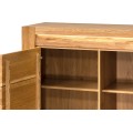 Komoda Velvet II 44 125 cm z masivu s LED osvětlením dub přírodní
