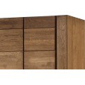 Šatní skříň Velvet II 70 110 cm z masivu dub Rustikal