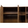 Šatní skříň Velvet II 77 205 cm z masivu dub Rustikal