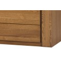 Komoda Velvet II 45 161 cm z masivu s LED osvětlením dub Rustikal