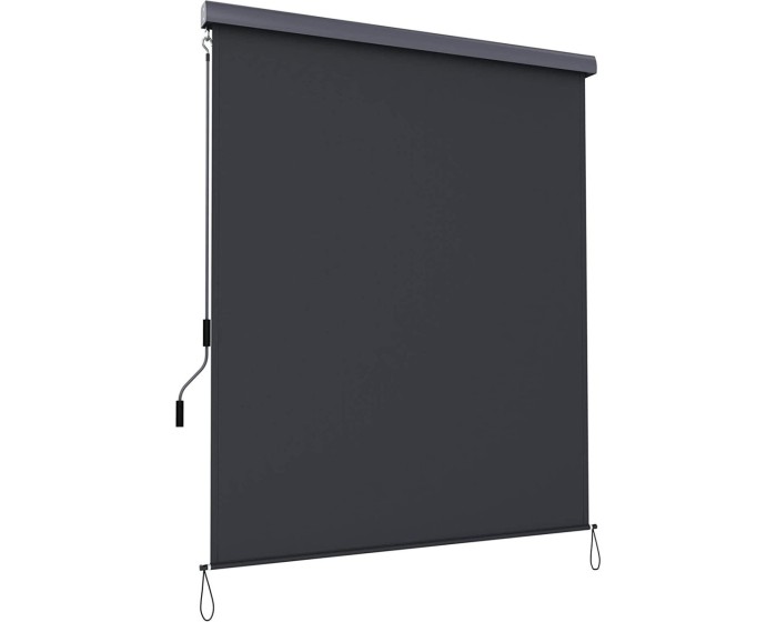 Vertikální markýza Orrine 250x160 cm šedá