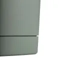Sada 3 ks květináčů s podmiskou Cubi šedo-zelená