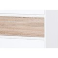 Komoda Wenecja 07 80 cm bílá/dub sonoma
