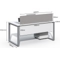 Kancelářský stůl s kontejnerem Houseland Prime Max 01 160 cm bílý
