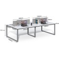 Kancelářská sestava 4 osoby Houseland Prime Max 02 280 cm bílá