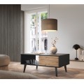 Konferenční stolek Willow II 104 cm dub artisan/černý