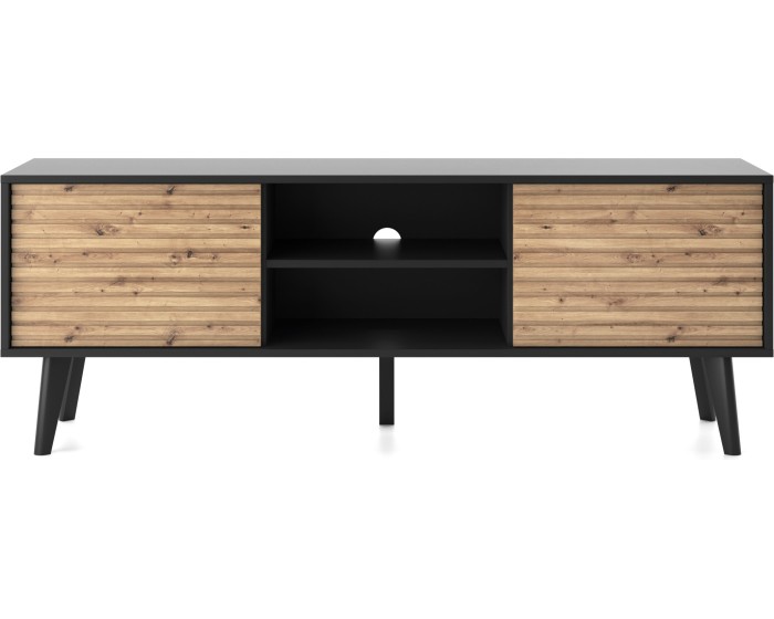 Televizní stolek Willow II 154 cm dub artisan/černý
