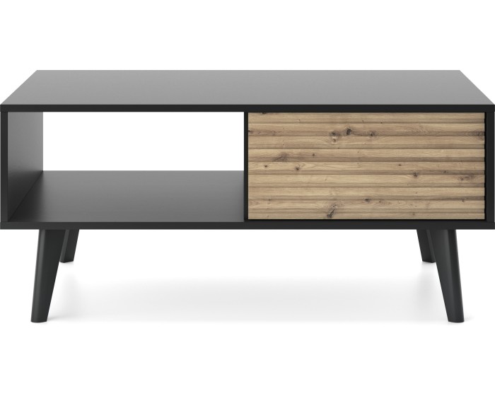 Konferenční stolek Willow II 104 cm dub artisan/černý