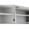 Obývací stěna Window 225 cm bílá/beton