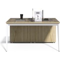 Kancelářská sestava 2 osoby Houseland Profit Max 04 1614 dub/bílá